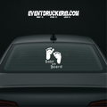 Vinyl Sticker Autoaufkleber Baby on Board