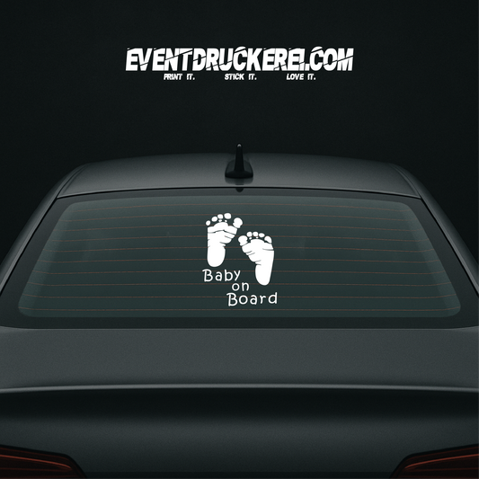 Vinyl Sticker Autoaufkleber Baby on Board