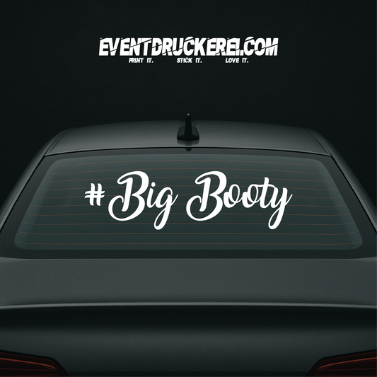 Vinyl Sticker Autoaufkleber Big Booty