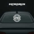 Vinyl Sticker Autoaufkleber Certified Shitbox