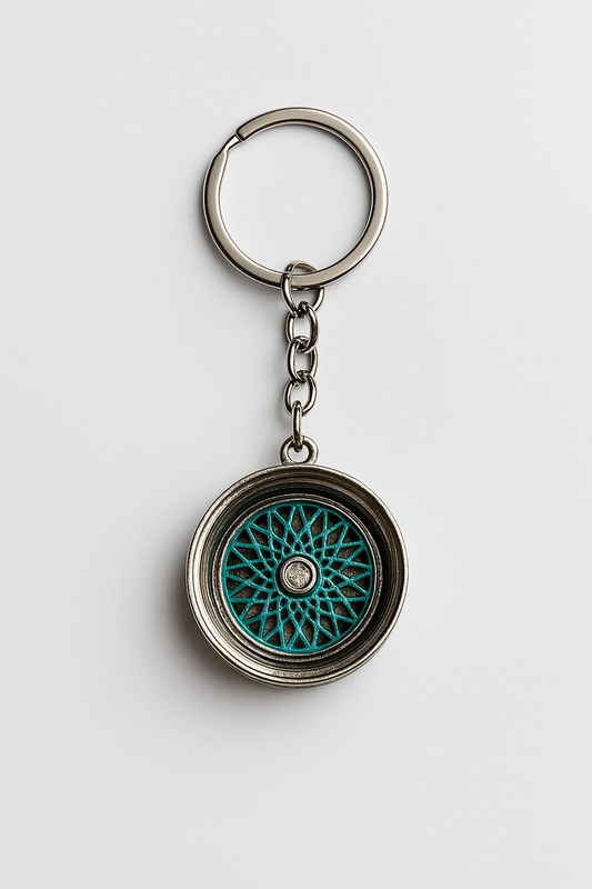 Felgen-Schlüsselanhänger - Grün