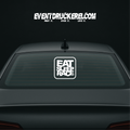 Vinyl Sticker Autoaufkleber Eat Sleep Race
