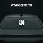 Vinyl Sticker Autoaufkleber Eat Sleep Race