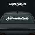 Vinyl Sticker Autoaufkleber Familienkutsche