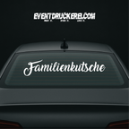 Vinyl Sticker Autoaufkleber Familienkutsche