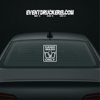 Vinyl Sticker Autoaufkleber Handwash only