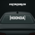 Vinyl Sticker Autoaufkleber Hoonda