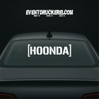 Vinyl Sticker Autoaufkleber Hoonda