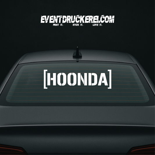 Vinyl Sticker Autoaufkleber Hoonda
