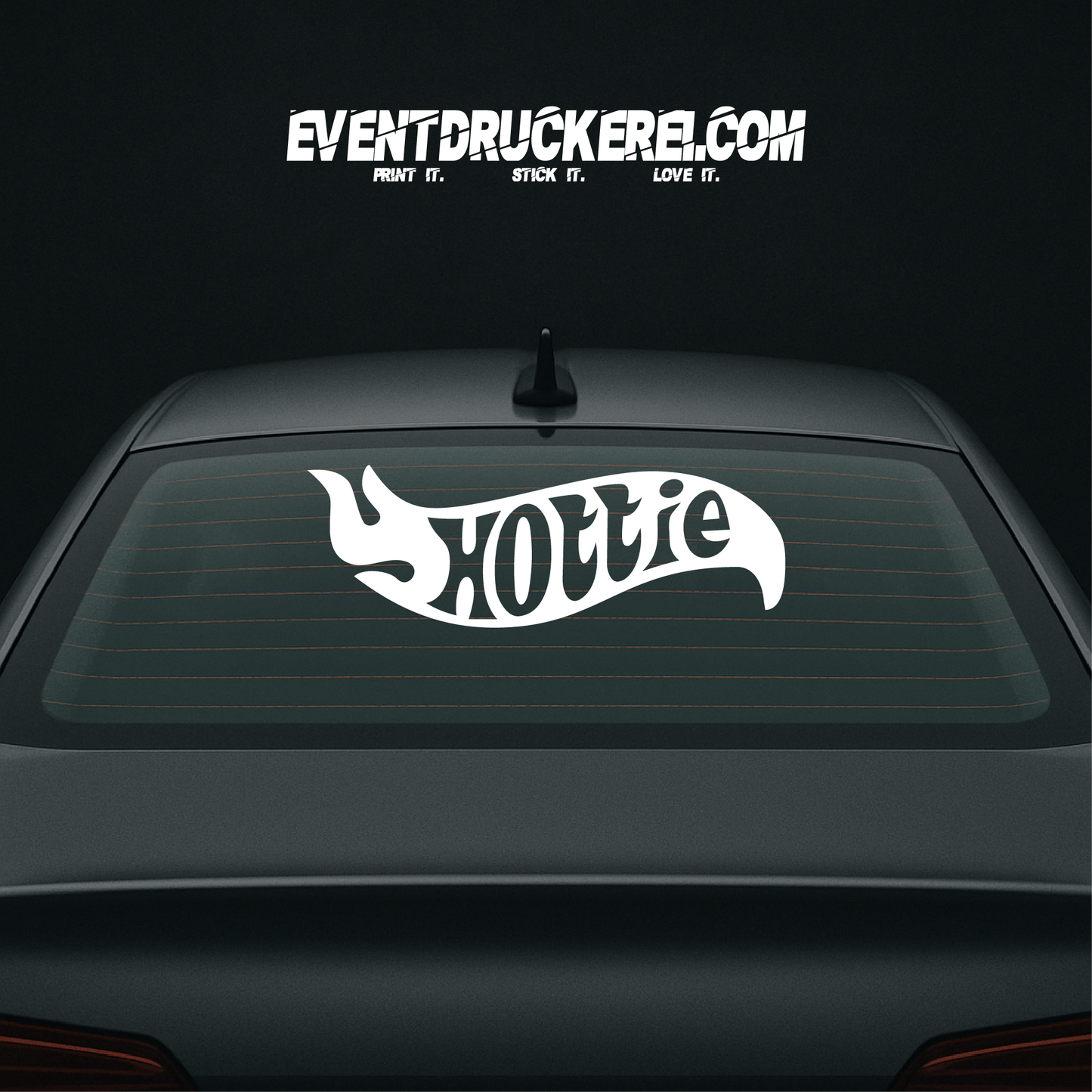 Vinyl Sticker Autoaufkleber Hottie