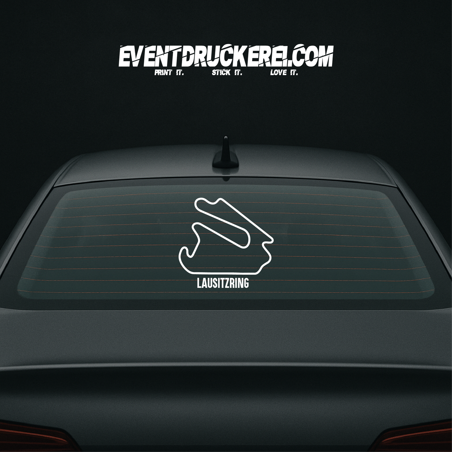 Vinyl Sticker Autoaufkleber Lausitzring