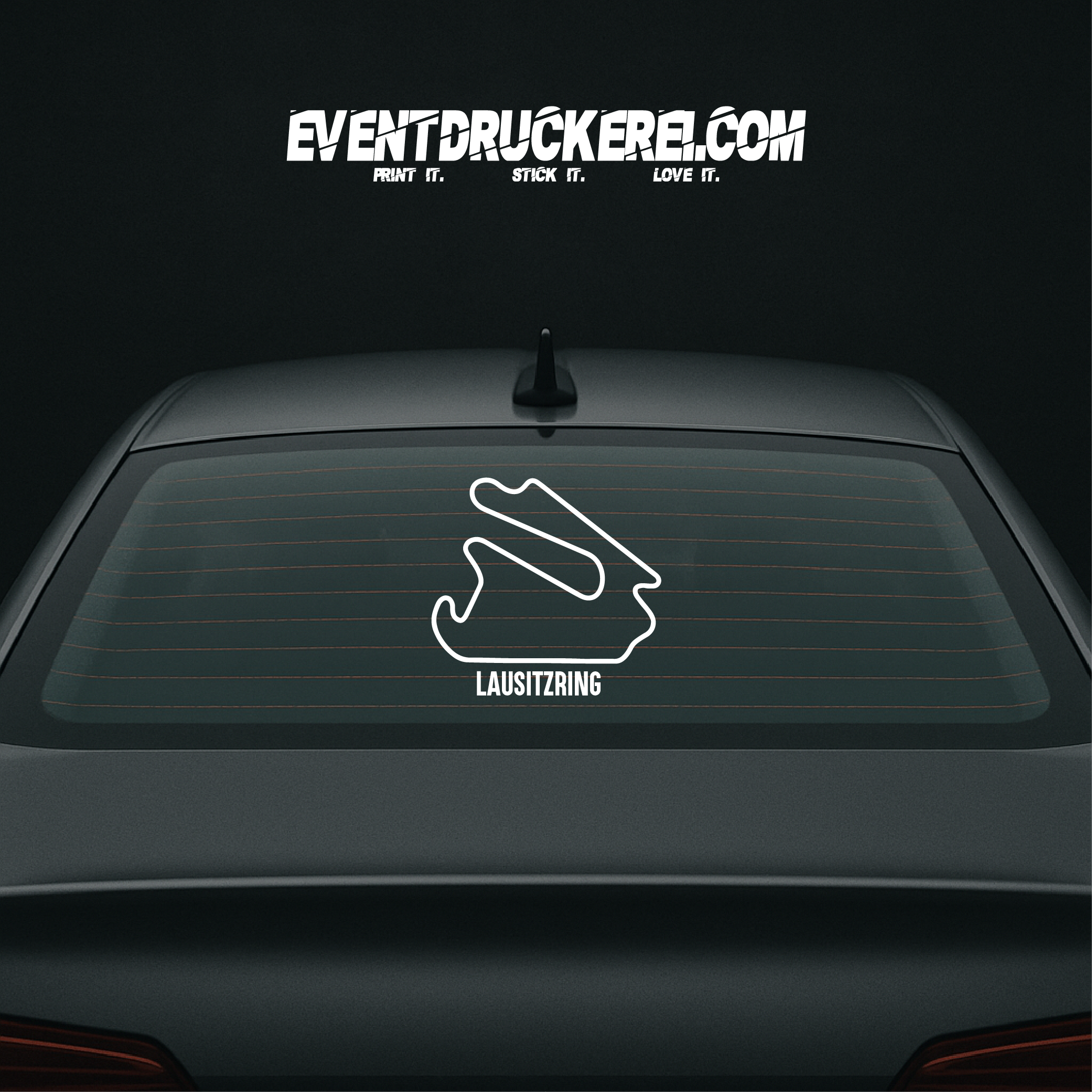 Vinyl Sticker Autoaufkleber Lausitzring