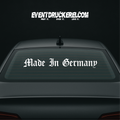 Vinyl Sticker Autoaufkleber Made in Germany