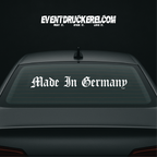 Vinyl Sticker Autoaufkleber Made in Germany