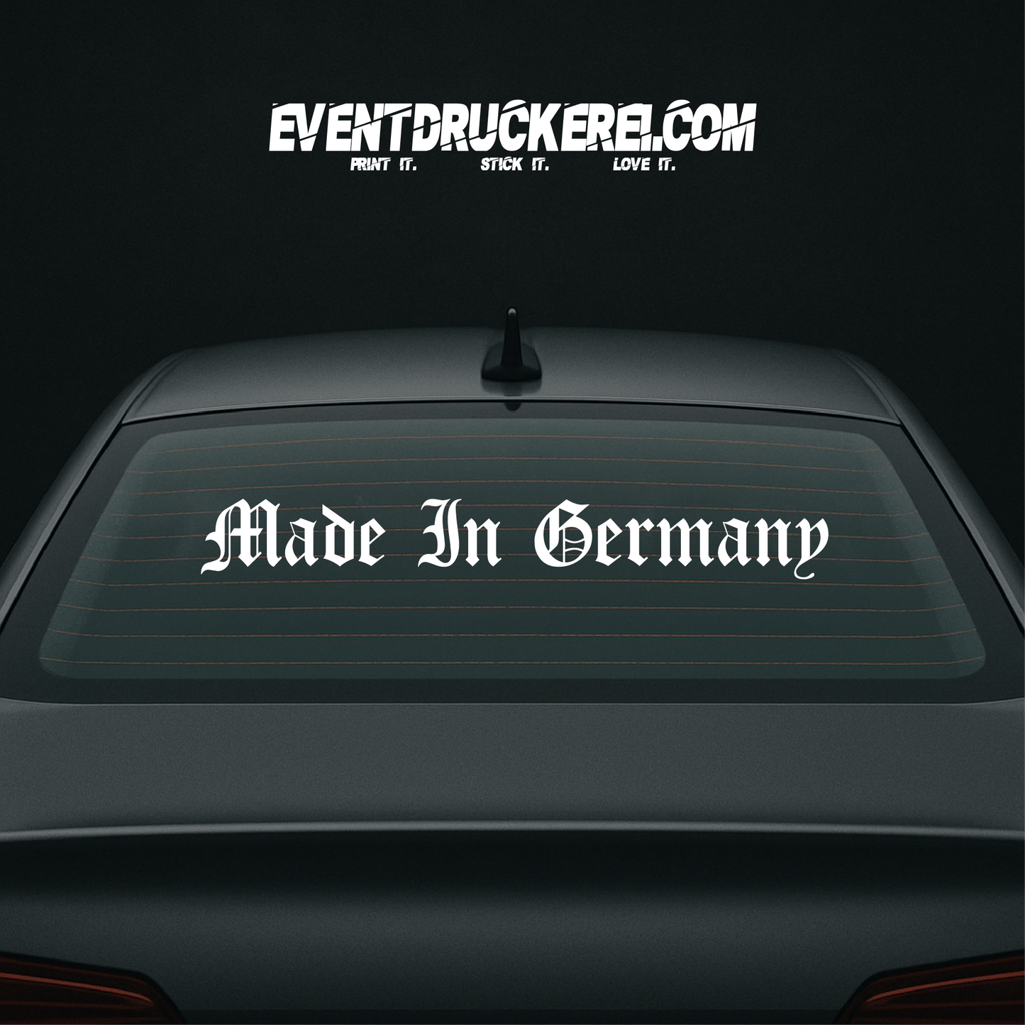 Vinyl Sticker Autoaufkleber Made in Germany