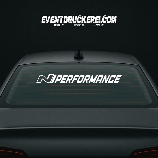 Vinyl Sticker Autoaufkleber N Performance