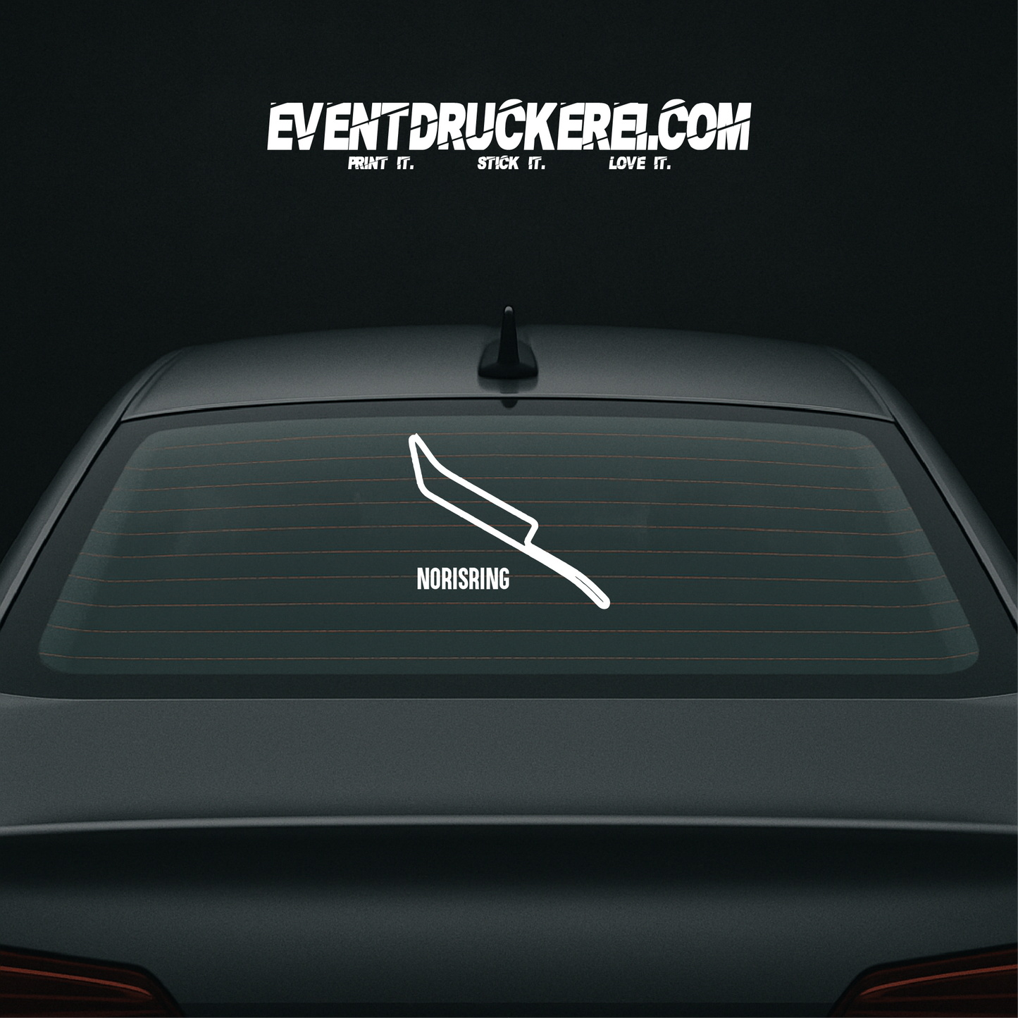 Vinyl Sticker Autoaufkleber Norisring