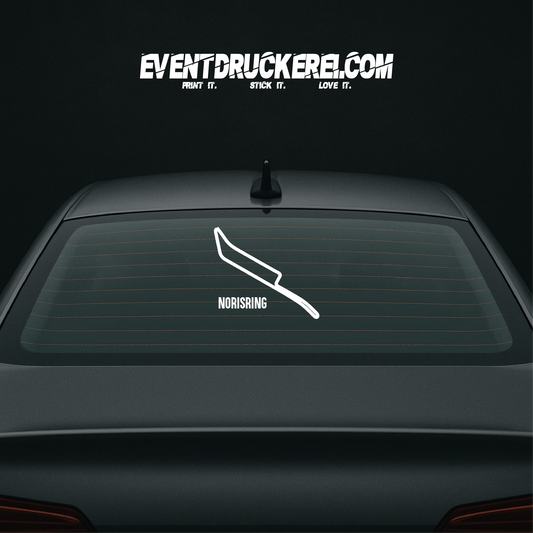 Vinyl Sticker Autoaufkleber Norisring