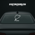 Vinyl Sticker Autoaufkleber Nürburgring