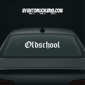 Vinyl Sticker Autoaufkleber Oldschool Altdeutsch