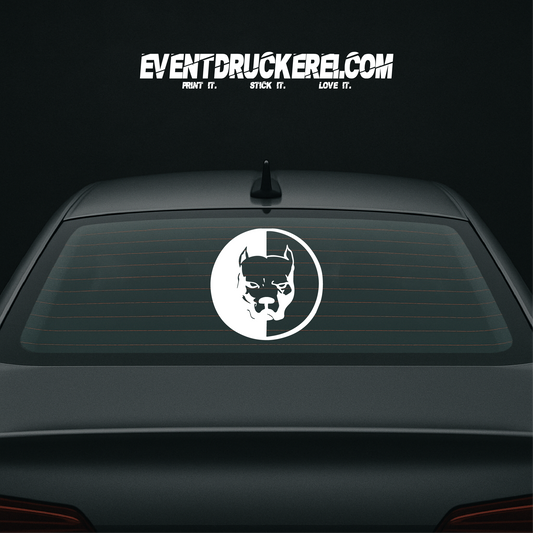 Vinyl Sticker Autoaufkleber Pitbull