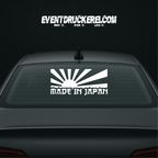 Vinyl Sticker Autoaufkleber Rising Sun Made in Japan