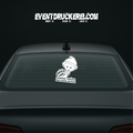 Vinyl Sticker Autoaufkleber Schöne Grüße aus dem Osten