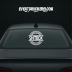 Vinyl Sticker Autoaufkleber certified Shitbox