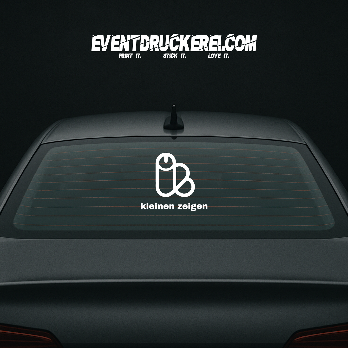 Vinyl Sticker Autoaufkleber Kleinen zeigen